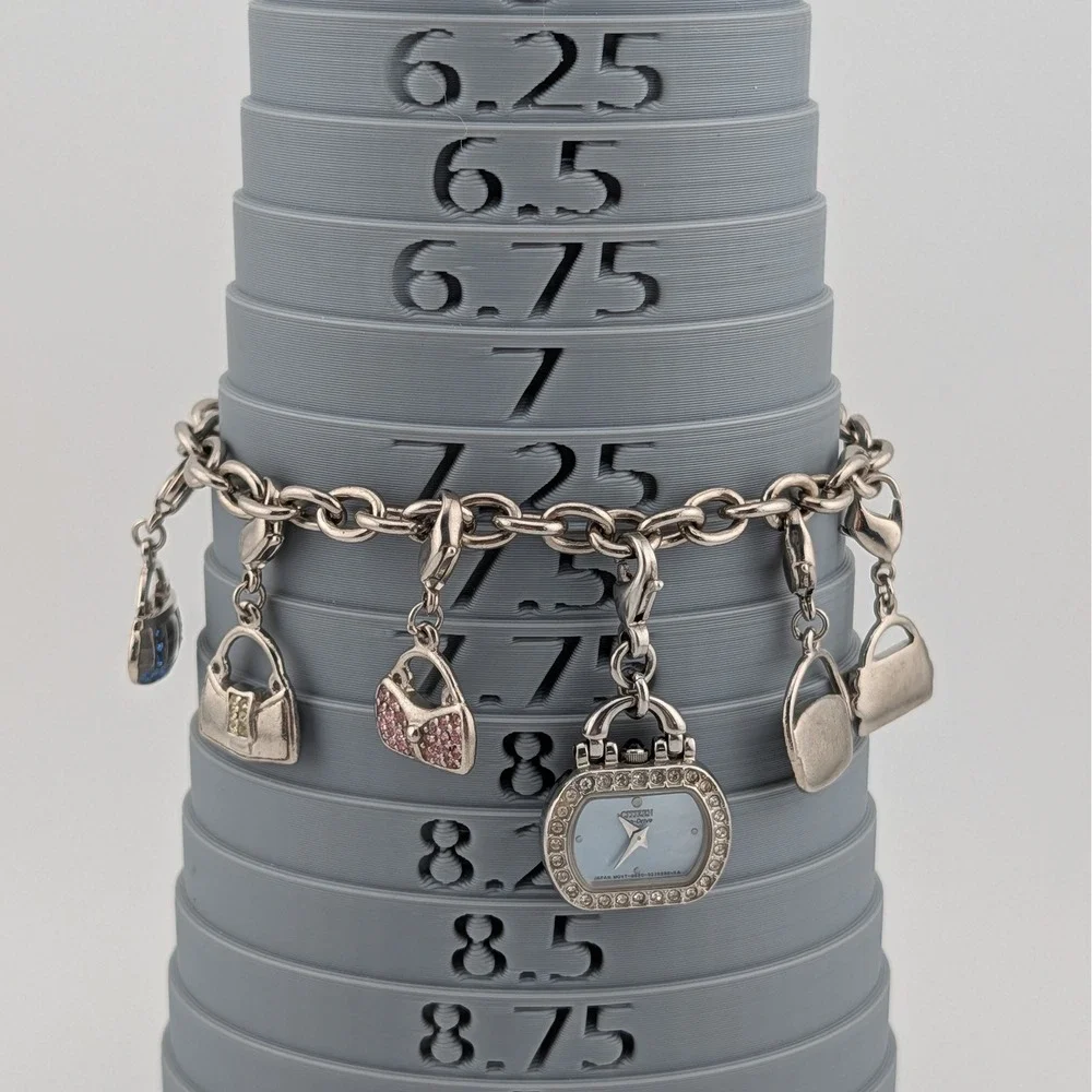 Citizen Eco-Drive Purse Charm Bracelet Watch G620-S022061‎ MOP Dial